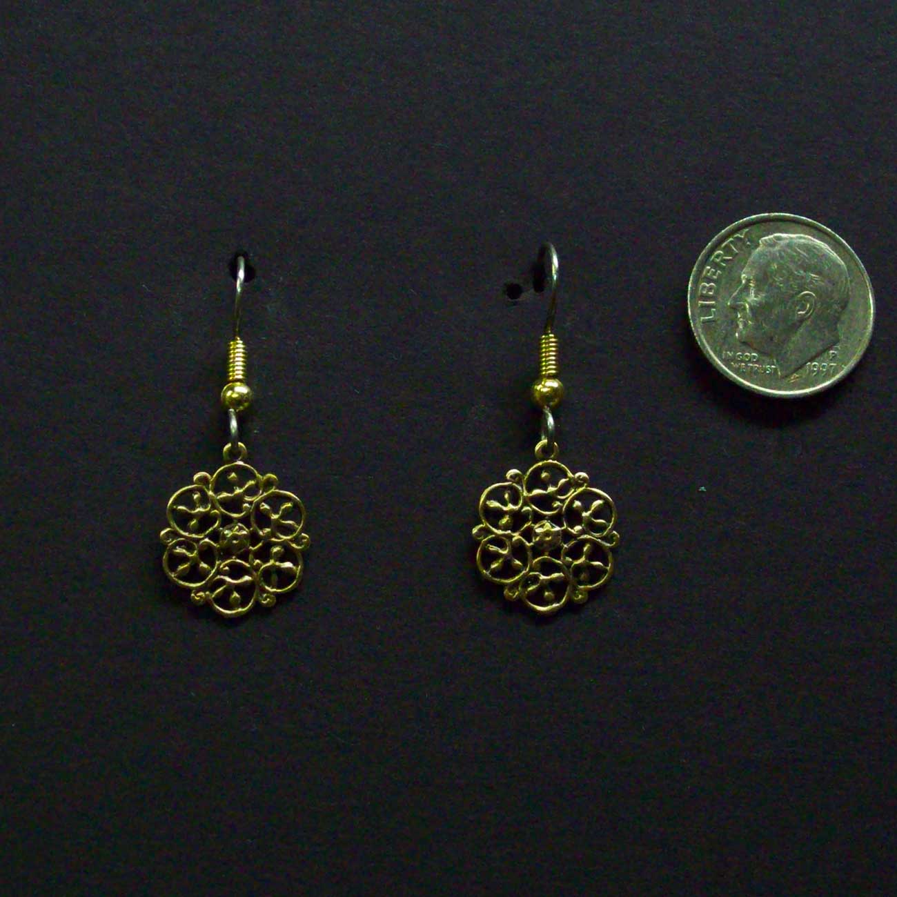 Small Celtic Filigree Earrings