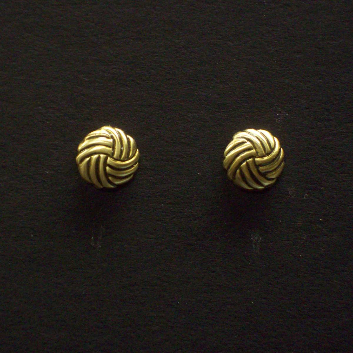 Round Swirl Post Earrings