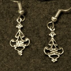 Small Floral Dangle Earrings