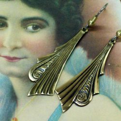 Art Deco Dangle Earrings