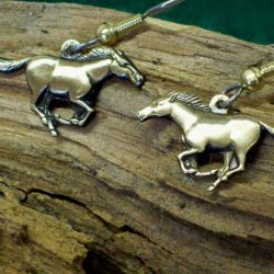 Running Horse Dangle Earrings