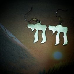 Large Chai Dangle Earrings