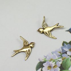 Small Bird Post Earrings