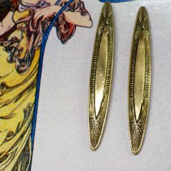 Vintage Style Spindle Post Earrings
