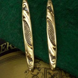 Ornate Spindle Post Victorian Earrings