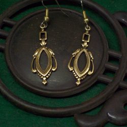 Victorian Oval Drop Earrings