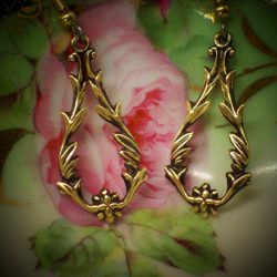 Fancy Victorian Teardrop Earrings