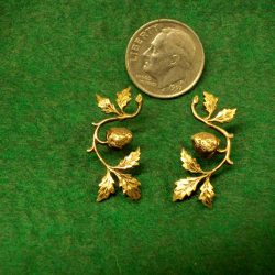 Small Strawberry Post Earrings