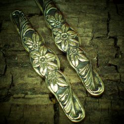 Fancy Long Victorian Post Earrings