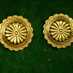 Round Concho Post Earrings