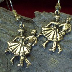 Square Dancers Earrings